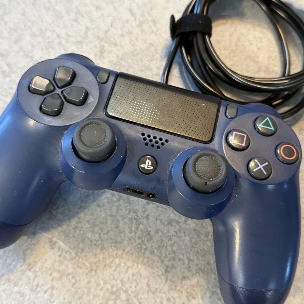 OEM Sony PS4 DualShock 4 Wireless Controller Blue OEM Tested No Drift, - READ!